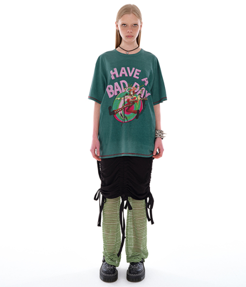 HABD SKELETON T-SHIRT_GREEN