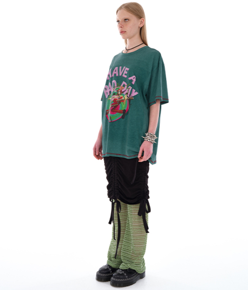 HABD SKELETON T-SHIRT_GREEN