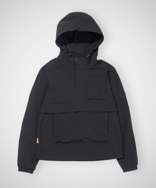 Анорак унисекс из нейлона и спандекса Matte Black HE2AN032
