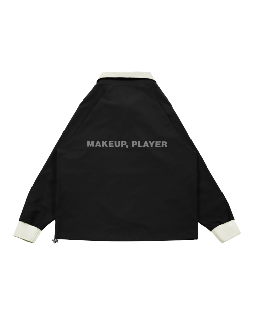 Анорак half-zip в стиле колор-блок (White)