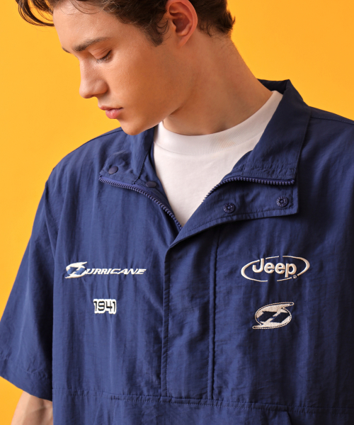 Нейлоновый анорак с коротким рукавом PARIS Sports (JP5JPU850BL)