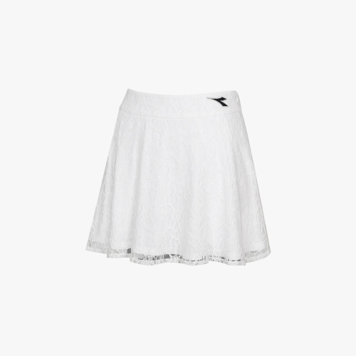 Теннисная юбка с кружевом Crosscourt IVORY
