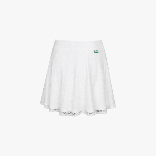 Теннисная юбка с кружевом Crosscourt IVORY