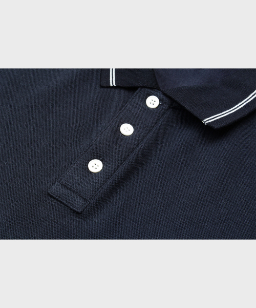 PIQUE SHORT SLEEVE SHIRT [Sailor Blue]