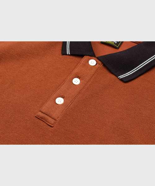 PIQUE SHORT SLEEVE SHIRT [Carmel]