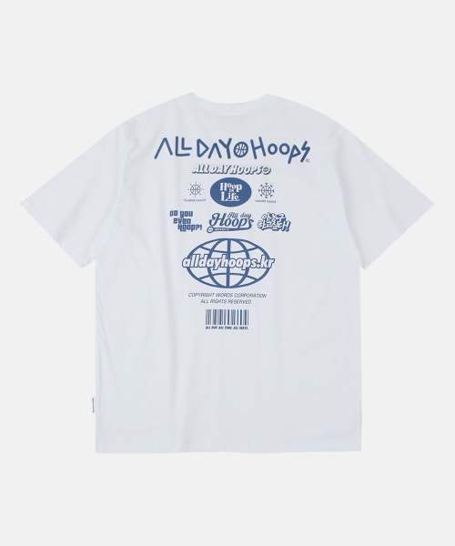 Белая футболка HOOP S2 Logo, White