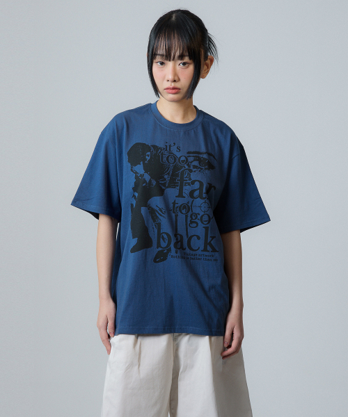 VINTAGE ARTWORK TEE_deep blue
