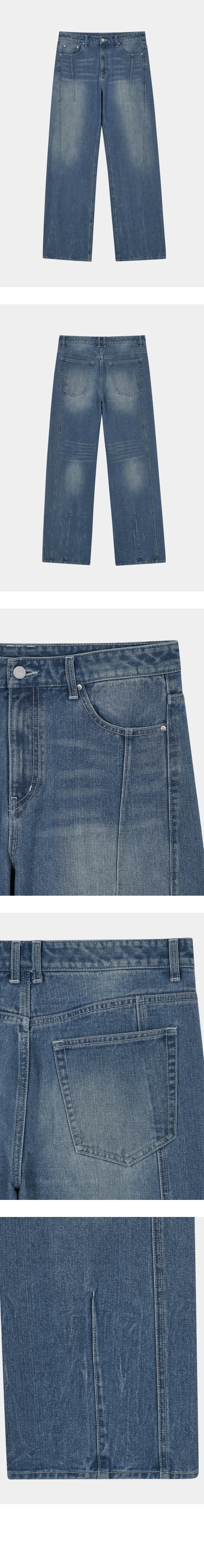 【MAISON MINED】24SS★ DART CLAW SEMI WIDE DENIM PANTS MAISON MINED】24SS☆ DART CLAW SEMI WIDE DENIM PANTS (MAISON