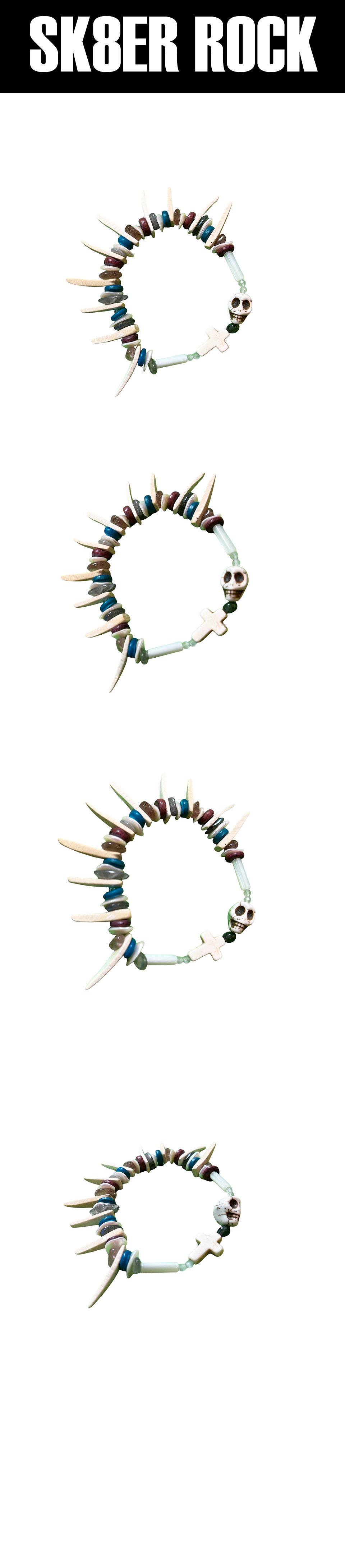 ブレスレット SK8ER ROCK Coralef Gemstone Bracelet 001 MUSINSA | SK8ER ROCK Bon Beads Gemstone Bracelet 001