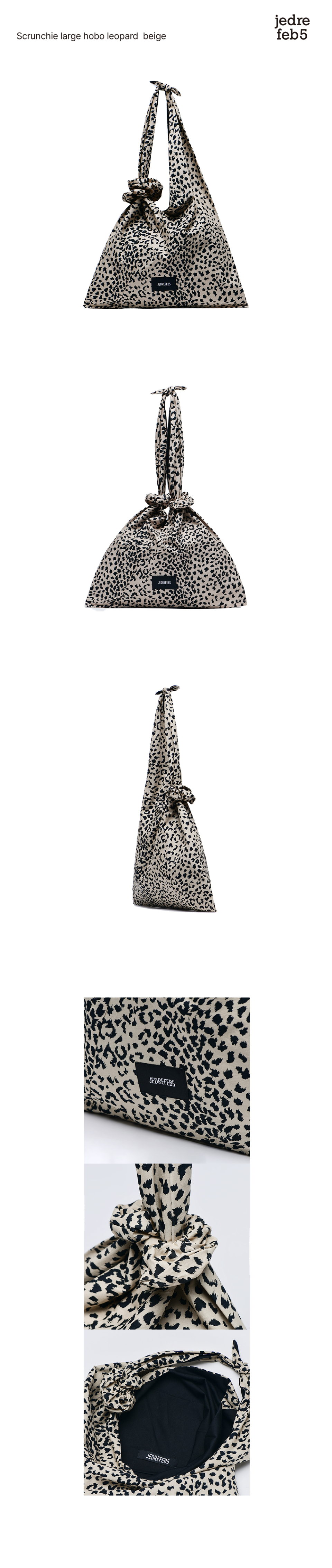 【JEDREFEB5】Scrunchie large hobo leopard MUSINSA | JEDREFEB5 Scrunchie Large Hobo Leopard