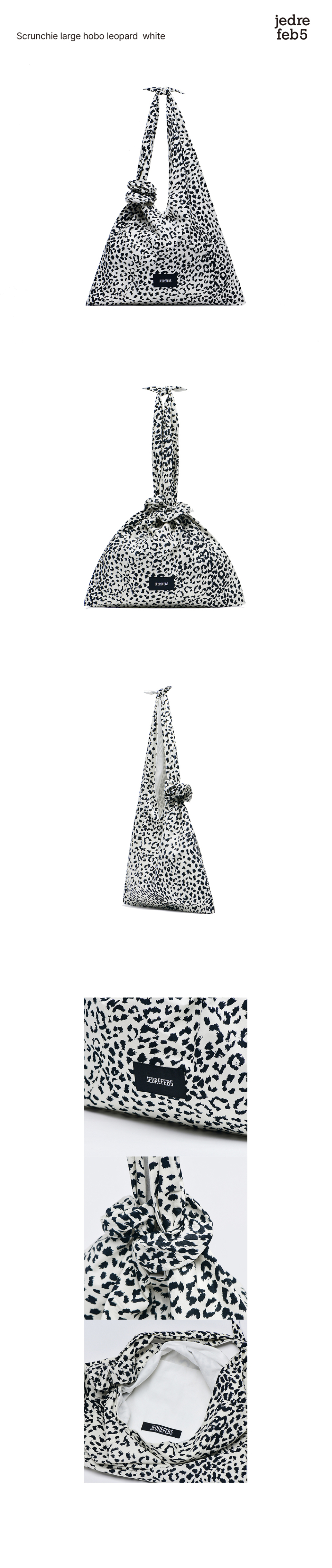 ★送料・関税込★JEDREFEB5★SCRUNCHIE HOBO LEOPARD★ MUSINSA公式 | JEDREFEB5 Scrunchie Hobo Leopard