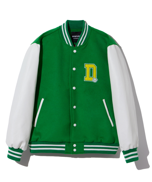 D LOGO STADIUM JACKET (GREEN)