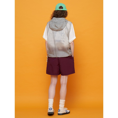 Hoodie Vest Light Grey
