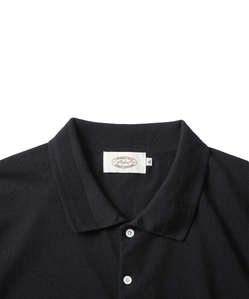 Essential Half Knit Shirts Black