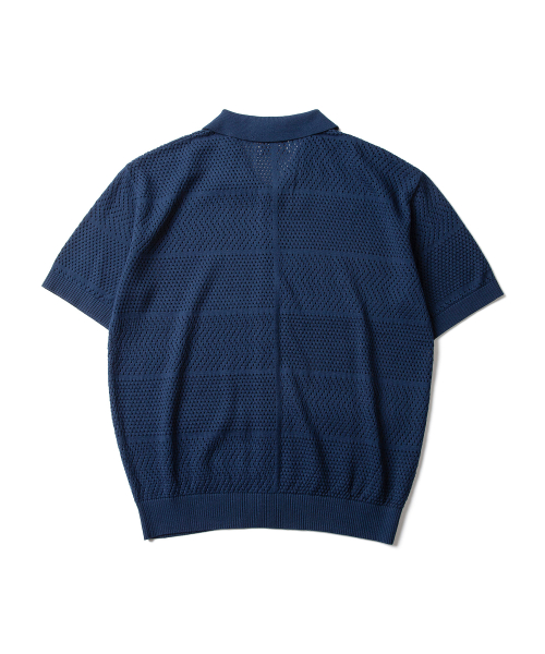 Крючковая рубашка Amalfi с коротким рукавом Navy