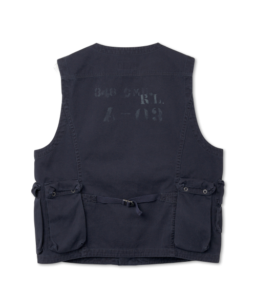 Твиловый жилет Utility с графикой - Navy