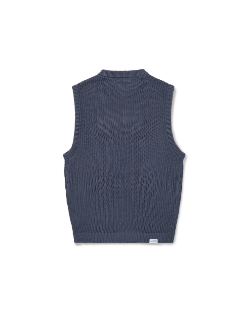 [Mmlg] MM KNIT VEST (VINTAGE BLUE)