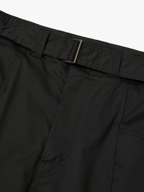 Брюки с ремнем Curved - Black