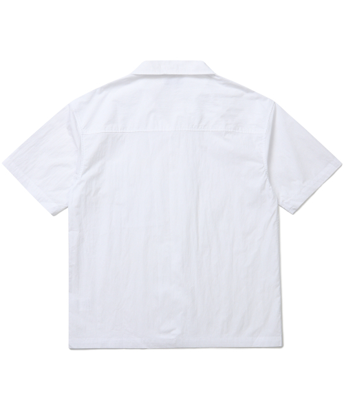 Рубашка с открытым воротником хлопок/нейлон (White)