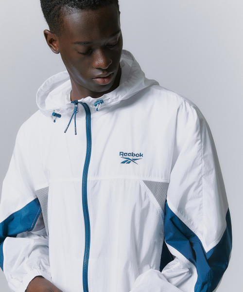 Ветровка Mesh Hybrid - White:Turkish Blue
