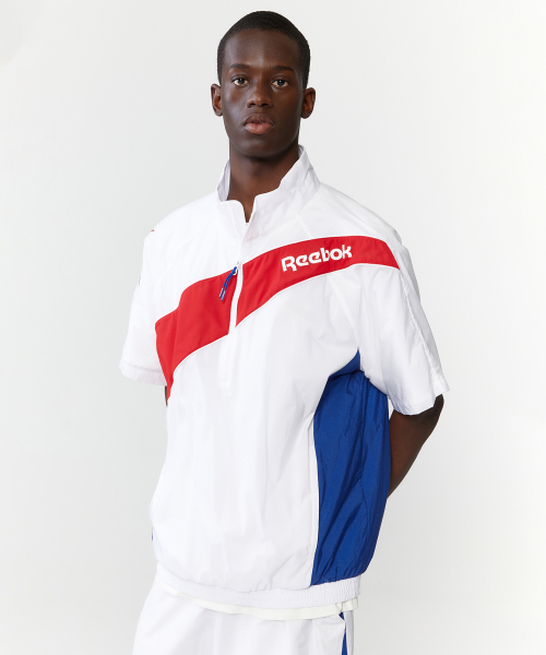 Анорак с панелями Vector - White:Turkish Blue