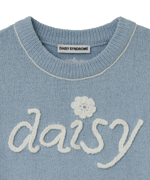 WENDY ROUND KNIT sky blue