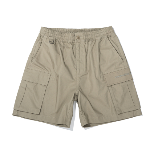 SOLID CARGO RIPSTOP SHORTS BEIGE