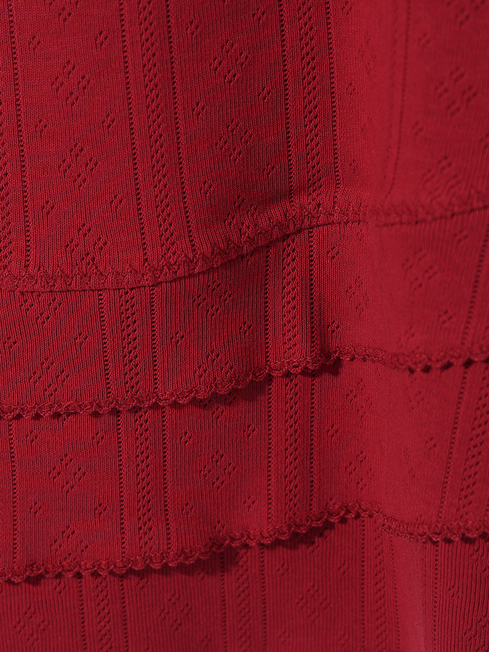 ワンピース YOUHEE EYELET FRILL DRESS RED MUSINSA | YOUHEE EYELET FRILL DRESS RED
