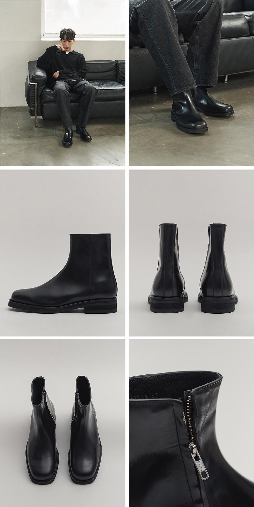 MUSINSA公式 | JOSEPHT MARO BLACK [VIBRAM]