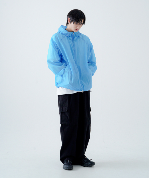 Нейлоновая прозрачная ветровка Surf Sky Blue ISOT9141