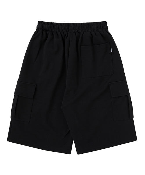 [2PACK] Bermuda Wide Cargo Sweat Short Pants (3COLOR) thumbnail 6