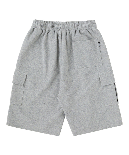 [2PACK] Bermuda Wide Cargo Sweat Short Pants (3COLOR) thumbnail 11