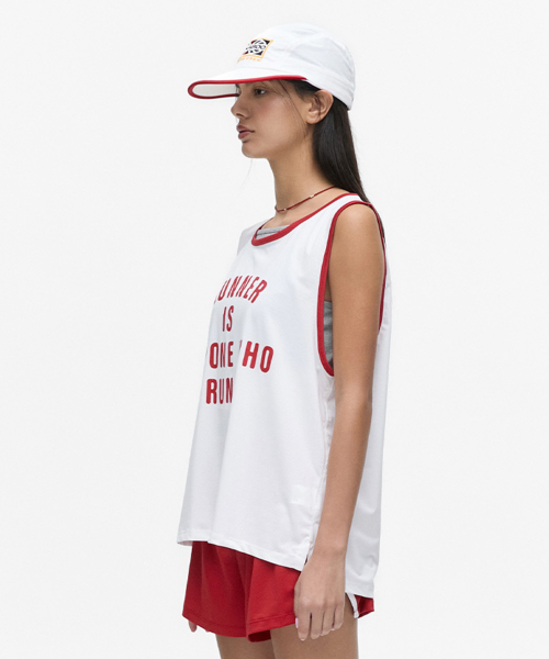 MESH RUNNER CLUB SLEEVE_WHITE