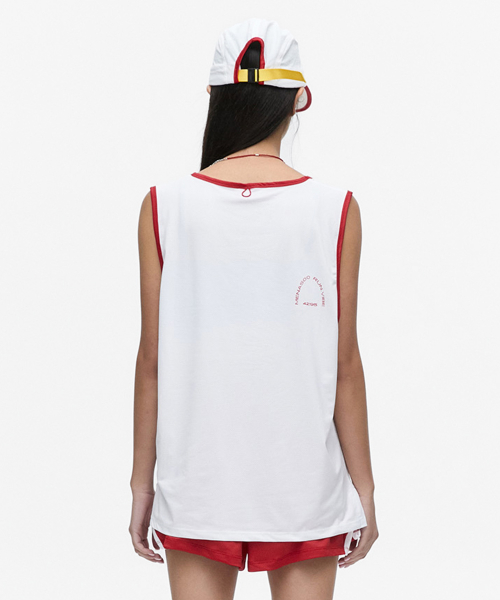 MESH RUNNER CLUB SLEEVE_WHITE