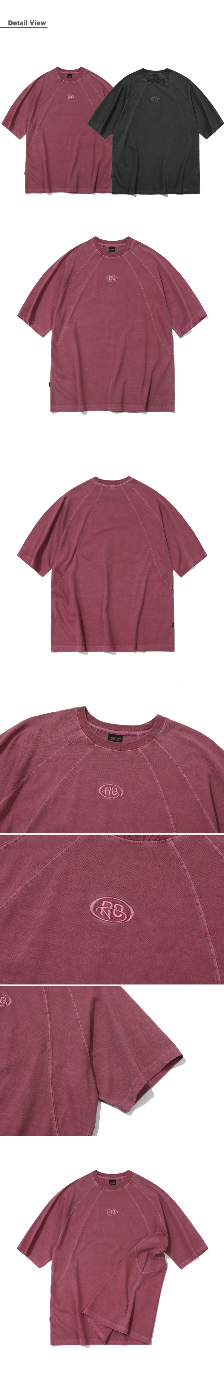 CP PIGMENT PANEL SHORT SLEEVE TEE - 2 COLORS PINK