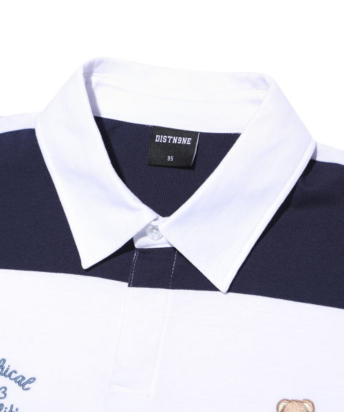 Поло в полоску Retro Bear NAVY (LO2TU342-066)