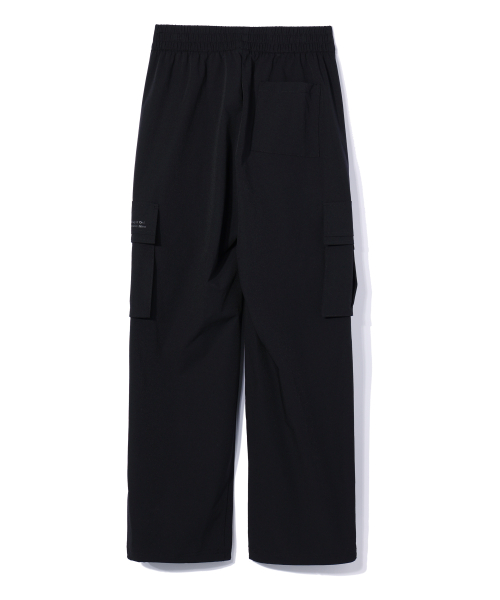 Широкие нейлоновые карго-брюки BLACK (LO8PU788-076)