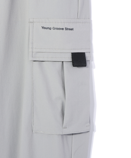 Широкие нейлоновые брюки карго GREY (LO8PU788-072)