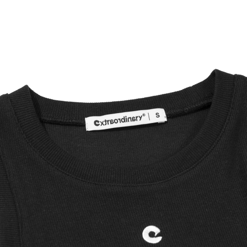 WOMEN SYMBOL TANK TOP BLACK
