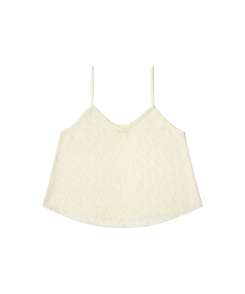 Прозрачный кружевной бюстье A3490 — Cream