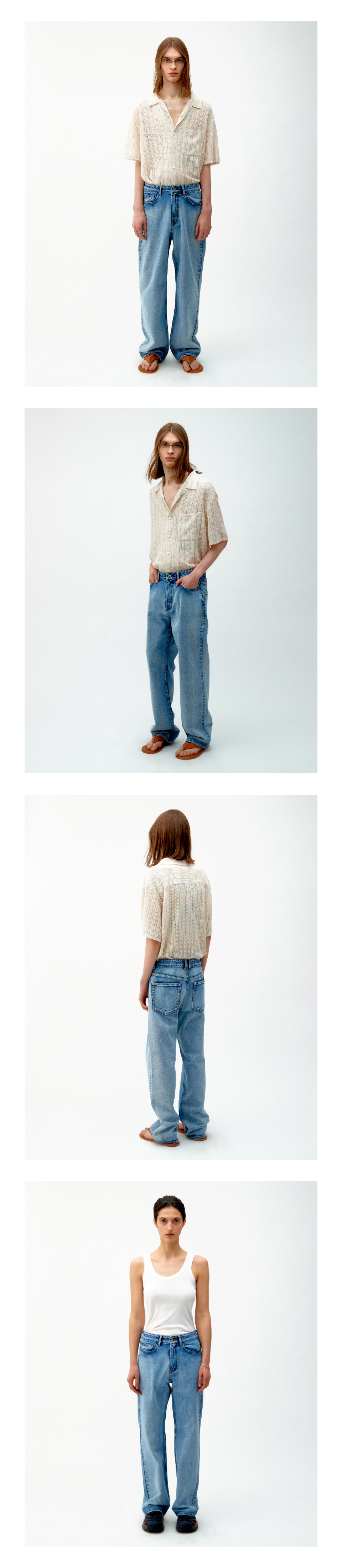 ★CERRIC★PAINTING BRUSH JEANS★88★Blue★韓国★大人気★ Cherry Jean - Roadhouse Blue | Thrills Co. | Thrills Co. USA