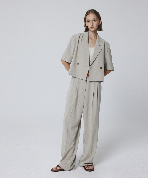 Uniquely Summer Slacks (Oatmeal)