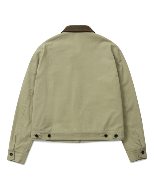 Винтажная хлопковая рабочая куртка (Beige)