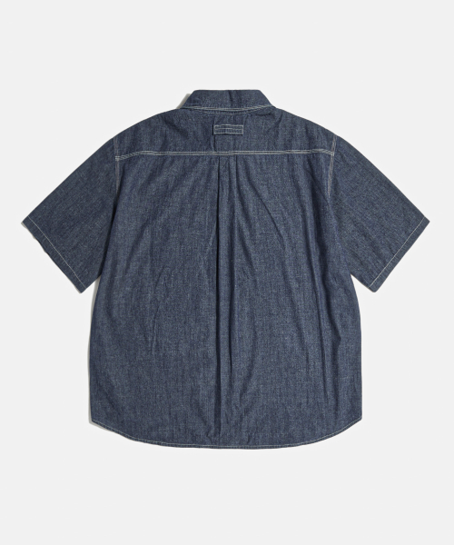 Chambray S/S Work Shirt Indigo thumbnail 2