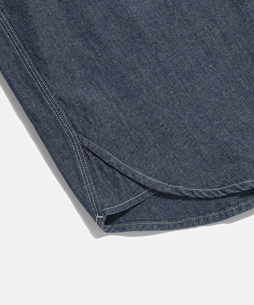Chambray S/S Work Shirt Indigo thumbnail 7