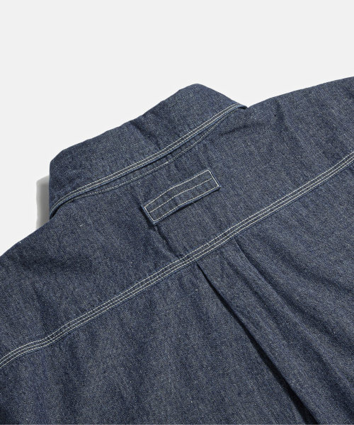 Chambray S/S Work Shirt Indigo thumbnail 9