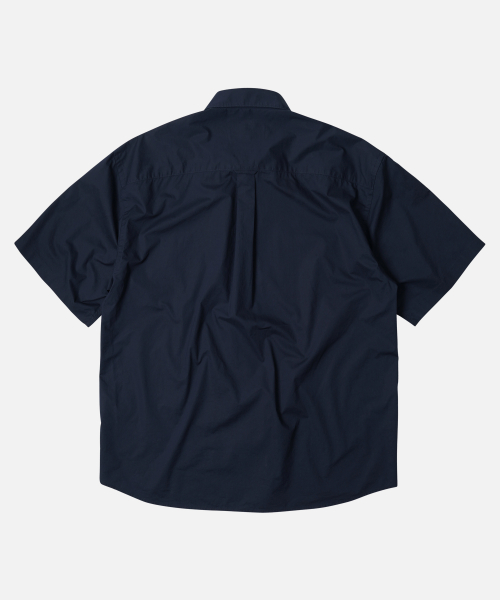 TYPEWRITER HALF SHIRT NAVY