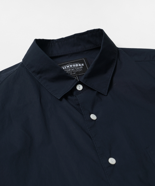 TYPEWRITER HALF SHIRT NAVY