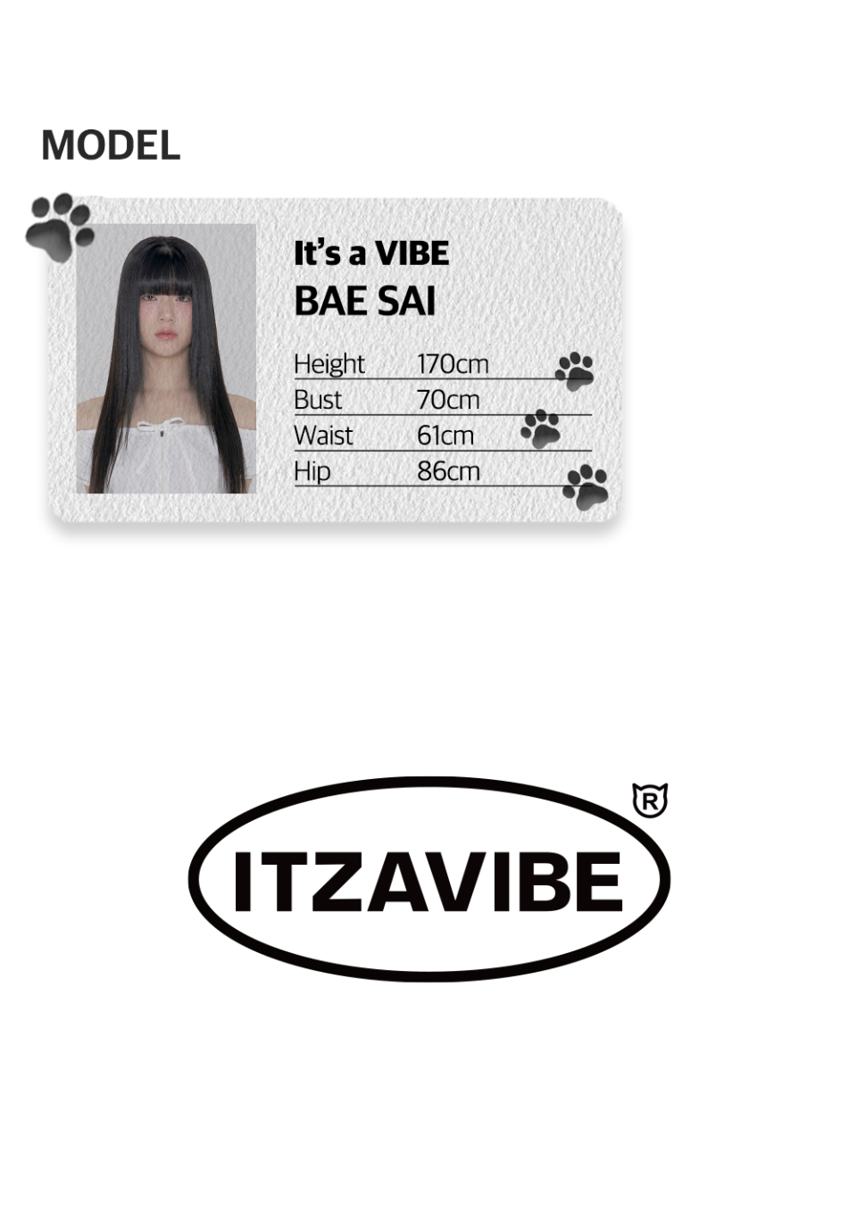 ◆ITZAVIBE◆ RIBBON LOGO SLIM FIT T SHIRT WHITE IBA24WT02WH MUSINSA | ITZAVIBE RIBBON LOGO SLIM FIT T SHIRT - WHITE