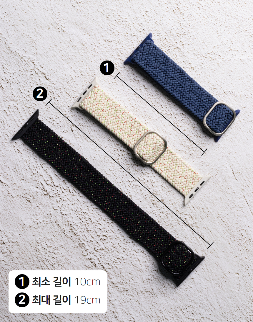 핸디 브레이드 솔로 너클 스트랩 42mm,44mm,45mm,49mm용 상세 이미지 12